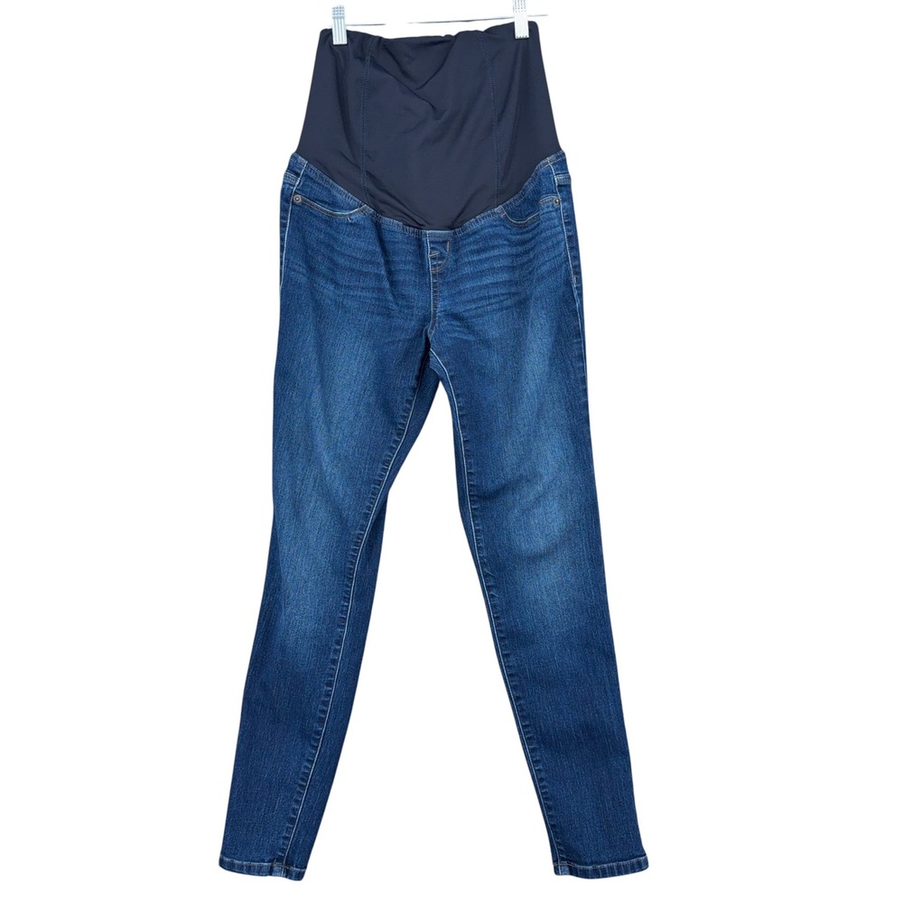 Isabel Maternity Skinny Jeans Women 2/26R Cotton Blend Blue
